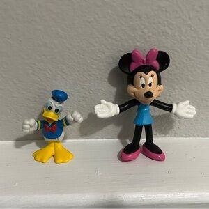 Minnie and Donald Duck Figurine Set